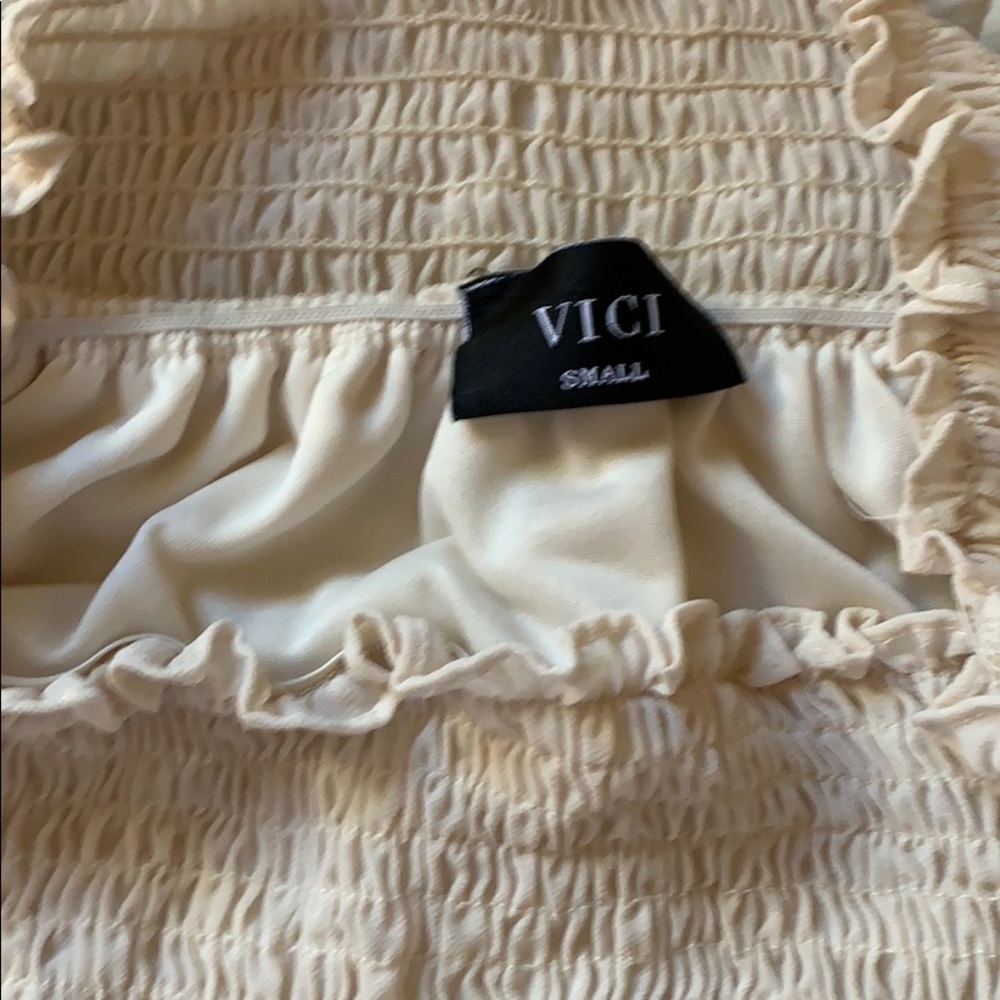 Longing for you Off the shoulder cream top - Picture 3 of 3